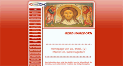 Desktop Screenshot of gerdhagedorn.de